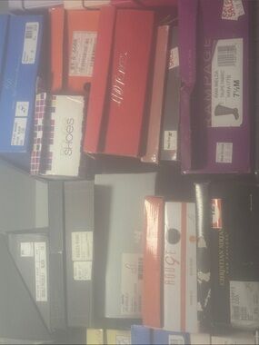Assorted Shoe Boxes - Mixed Colors